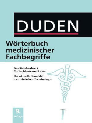 cover image of Duden--Wörterbuch medizinischer Fachbegriffe